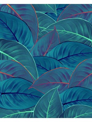 Noordwand Komar Pure Fotobehang Foliage - P026-VD2 Noordwand Komar Pure Fotobehang Foliage - P026-VD2