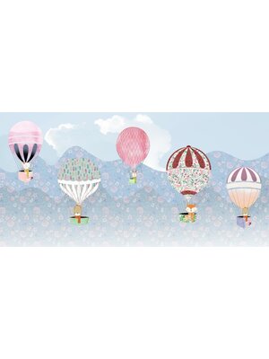 Noordwand Komar Pure Fotobehang Happy Balloon - P038-VD5 Noordwand Komar Pure Fotobehang Happy Balloon - P038-VD5