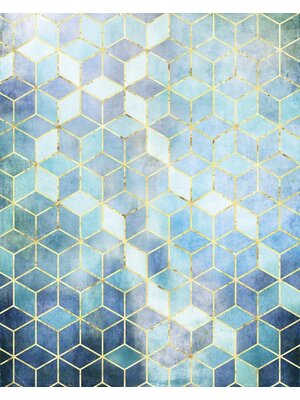 Noordwand Komar Pure Fotobehang Moasaik Azzuro - P092B-VD2 Noordwand Komar Pure Fotobehang Moasaik Azzuro - P092B-VD2