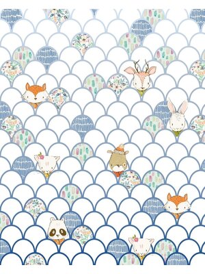 Noordwand Komar Pure Fotobehang Shelly White - P037A-VD2