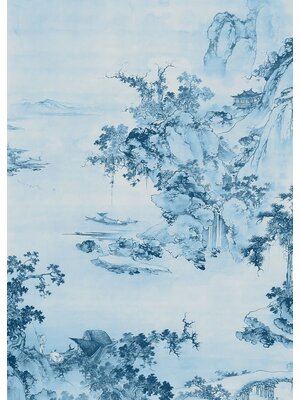 Noordwand Komar Raw Fotobehang Blue China - R2-005