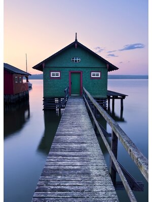 Noordwand Komar Stefan Hefele Fotobehang Das Grüne Bootshaus - SHX4-019 Noordwand Komar Stefan Hefele Fotobehang Das Grüne Bootshaus - SHX4-019