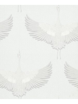 Marburg Kumano; The New Design Book Behang met kraanvogels - 34528