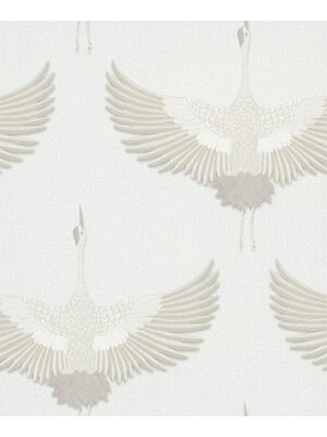 Marburg Kumano; The New Design Book Behang met kraanvogels - 34529