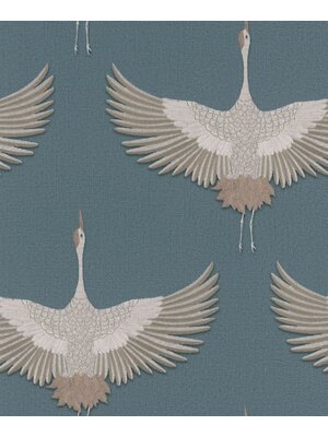 Noordwand Kumano; The New Design Book Behang met kraanvogels - 34531 Noordwand Kumano; The New Design Book Behang met kraanvogels - 34531