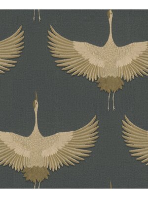 Marburg Kumano; The New Design Book Behang met kraanvogels - 34532