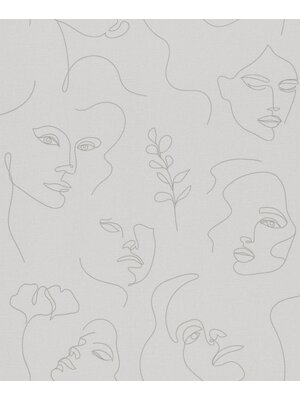Novamur Kylie Behang met fineline gezichten - 6842-30 Novamur Kylie Behang met fineline gezichten - 6842-30