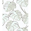 Novamur Kylie Behang met groene monstera print - 81607