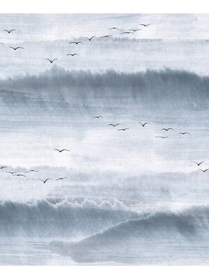 Novamur Kylie Behang met lucht en vogel print - 81627