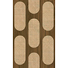Novamur Leyla Behang met rotan en hout patroon - 81637