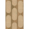 Novamur Leyla Behang met rotan en hout patroon - 81638