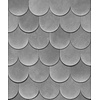 Novamur Leyla Behang met schubben motief - 81655