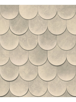 Noordwand Leyla Behang met schubben motief - 81659