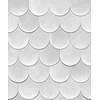 Novamur Leyla Behang met schubben motief - 81660