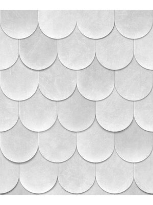 Noordwand Leyla Behang met schubben motief - 81660 Noordwand Leyla Behang met schubben motief - 81660