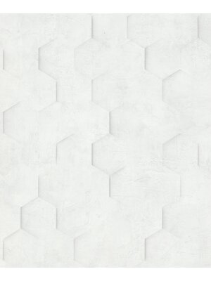 Marburg Loft Behang met 3D hexagon print - 34157