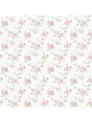 Noordwand Miniatures 3 Behang met roosjes - G67896 Noordwand Miniatures 3 Behang met roosjes - G67896