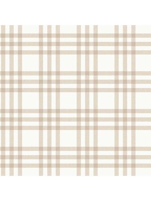 Noordwand MiniMe Behang met beige tartan ruit - 17153