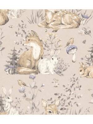 Noordwand MiniMe Behang met bosdieren - 17101 Noordwand MiniMe Behang met bosdieren - 17101