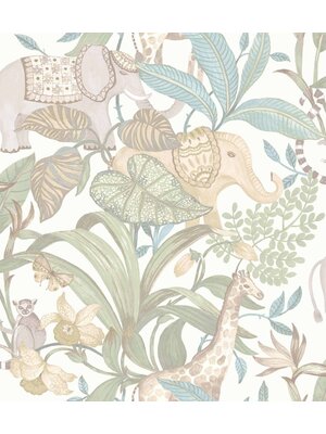 Noordwand MiniMe Behang met jungle dieren - 17107