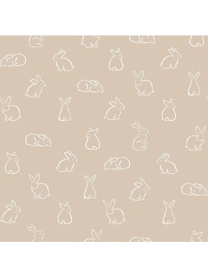 Noordwand MiniMe Behang met konijntjes - 17147
