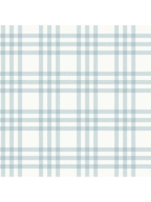 Noordwand MiniMe Behang met lichtblauwe tartan ruit - 17151