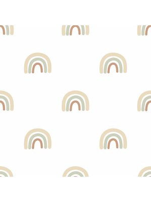 Noordwand MiniMe Behang met regenboogjes - 17127