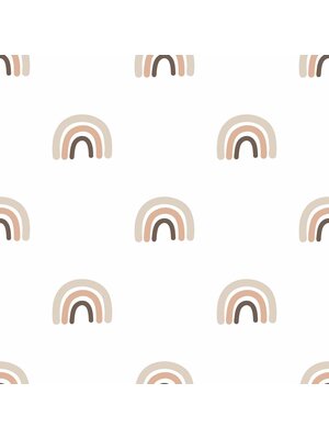 Noordwand MiniMe Behang met regenboogjes - 17128