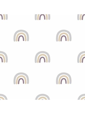 Cristiana Masi MiniMe Behang met regenboogjes - 17129 Cristiana Masi MiniMe Behang met regenboogjes - 17129