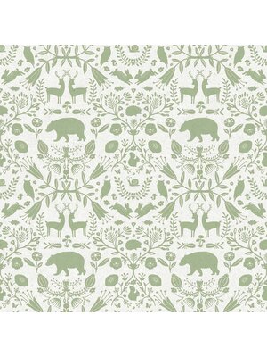 Cristiana Masi MiniMe Behang met silhouetten van bosdieren - 17142 Cristiana Masi MiniMe Behang met silhouetten van bosdieren - 17142