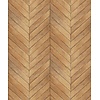 Galerie Natural FX 2 Behang met houten visgraat planken - G67998