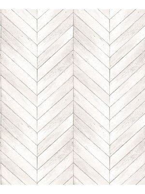 Galerie Natural FX 2 Behang met houten visgraat planken - G68000