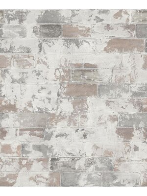 Galerie Natural FX 2 Behang oude bakstenen muur met stuc - G67989