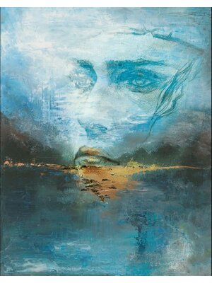 Marburg Ritus Fotobehang abstracte geschilderde man - 35497