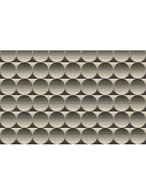 Noordwand Seventies Retrobehang met cirkelprint - S710a9