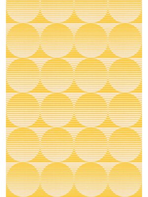 Noordwand Seventies Retrobehang met cirkelprint - S710b4