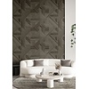 Cristiana Masi Terra Behang met grafische facet streepstructuur - 43849