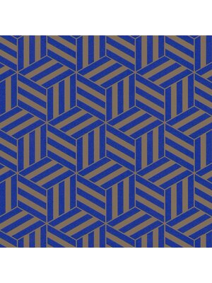 Marburg The New Amsterdam Book Behang hexagon strepen - 59743