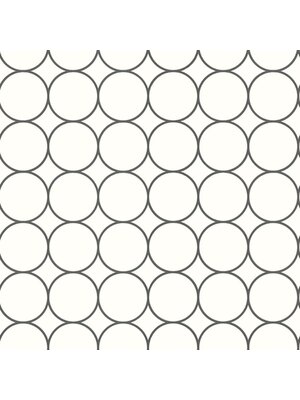 Marburg The New Amsterdam Book Behang met cirkels en structuur - 59716