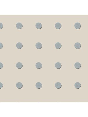 Marburg The New Amsterdam Book Behang met zilveren stippen - 55508