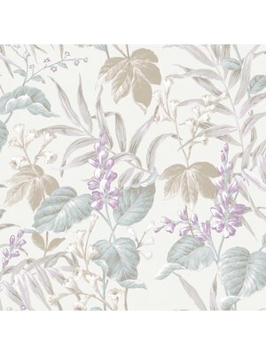 Cristiana Masi Thema Behang met bladeren en bloemen - 28854