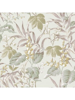 Cristiana Masi Thema Behang met bladeren en bloemen - 28855