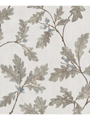 Marburg Timber Behang met eikenbladeren - 35391