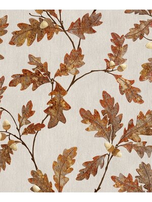 Marburg Timber Behang met eikenbladeren - 35398