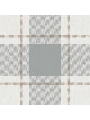 Noordwand Top Stripes Behang grote schotse ruit - 38406