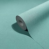 Novamur TopChic 2023-2025; Jackie; Flora; The New Textures Book Behang uni vergrijsd turquoise blauw - 6820-90