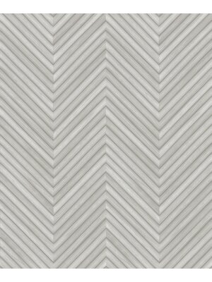 Marburg Travertino Behang met houten Hongaarse punt motief - 33374