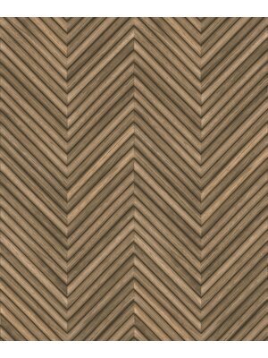 Noordwand Travertino Behang met houten Hongaarse punt motief - 33377 Noordwand Travertino Behang met houten Hongaarse punt motief - 33377