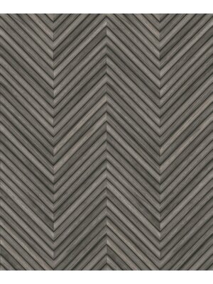 Marburg Travertino Behang met houten Hongaarse punt motief - 33380