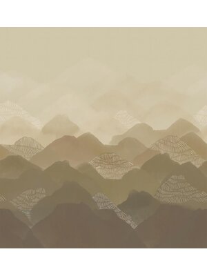 Noordwand Yuuma Fotobehang abstracte bergen - 18285Y